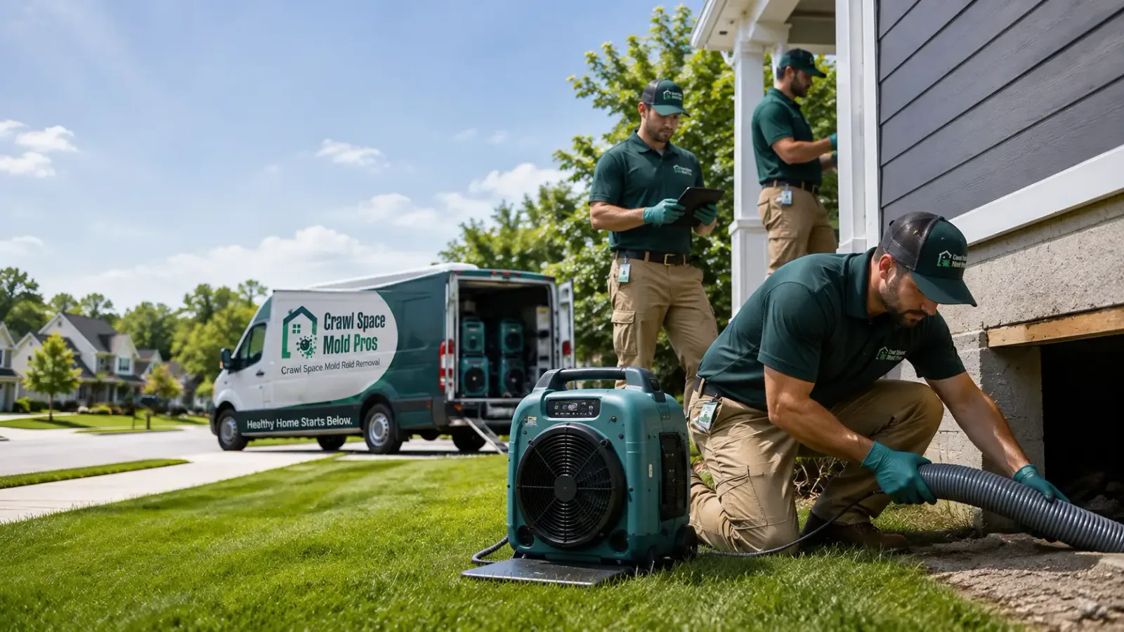 Crawl Space Mold Removal in Jaffrey, NH